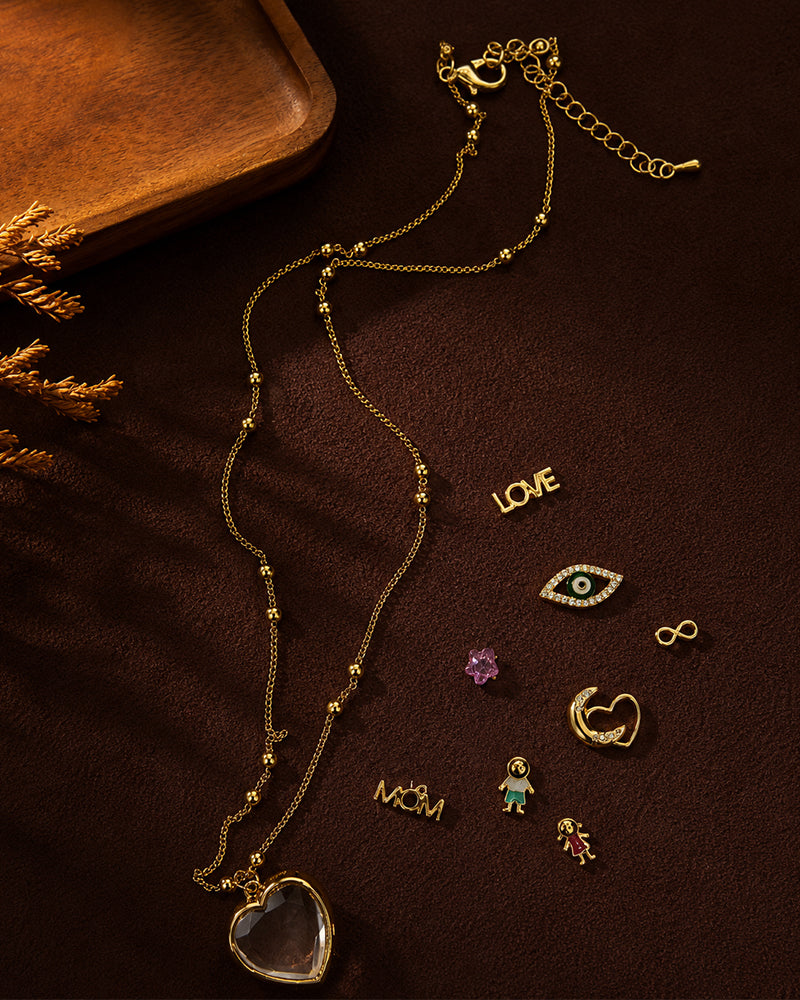 Diana Locket Necklace (Heart)