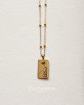 Vertical Pendant Necklace