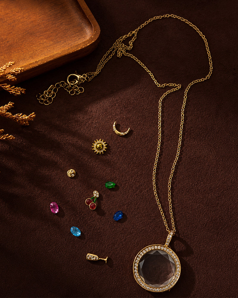Diana Locket Necklace (Round)